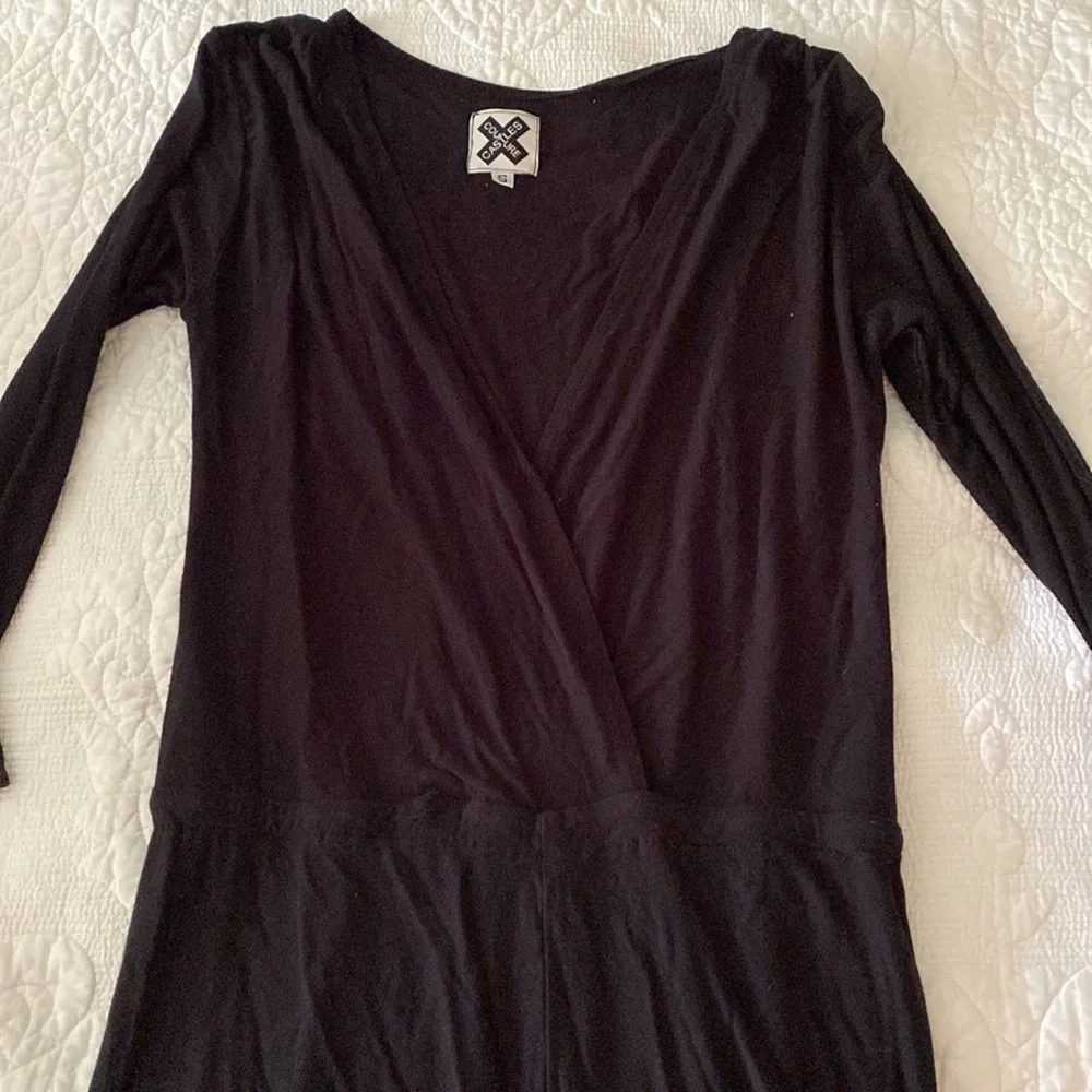 Black Ruffle Romper - Picture 3 of 4